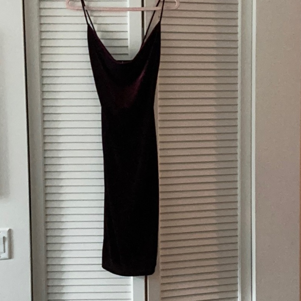 Lulu's Black Spaghetti Strap Slip Dress